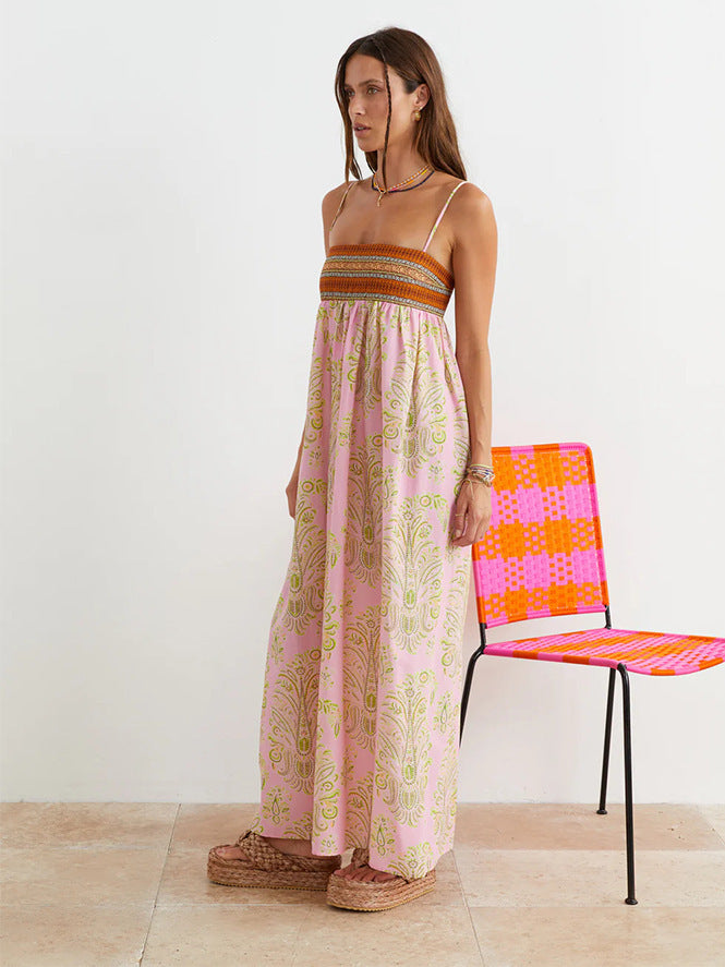 Linen Printed Dress