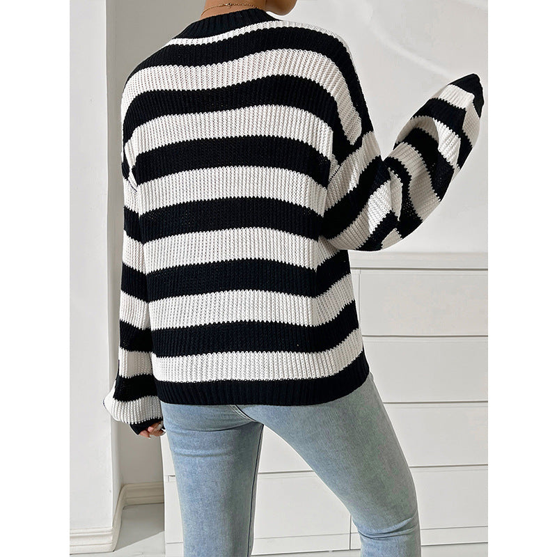 Loose Striped Sweater