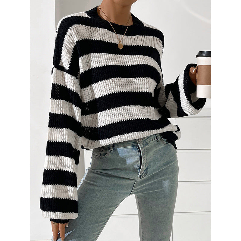 Loose Striped Sweater