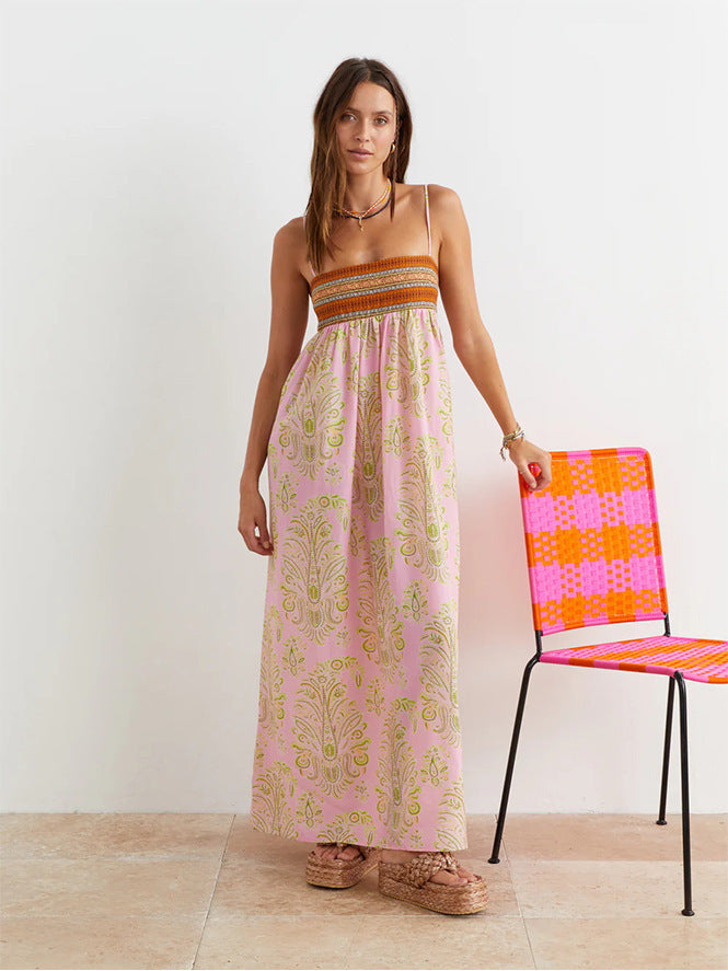 Linen Printed Dress