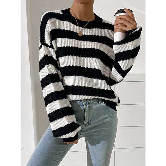 Loose Striped Sweater