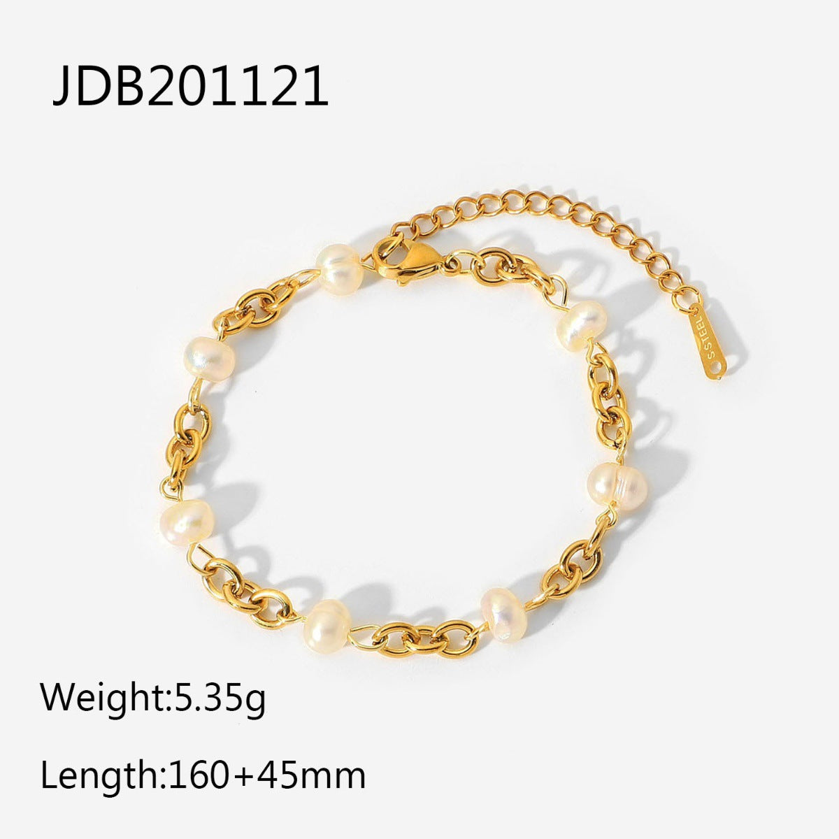 Gold Pearl Bracelet