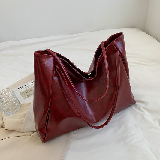 Glossy Large Retro Purse