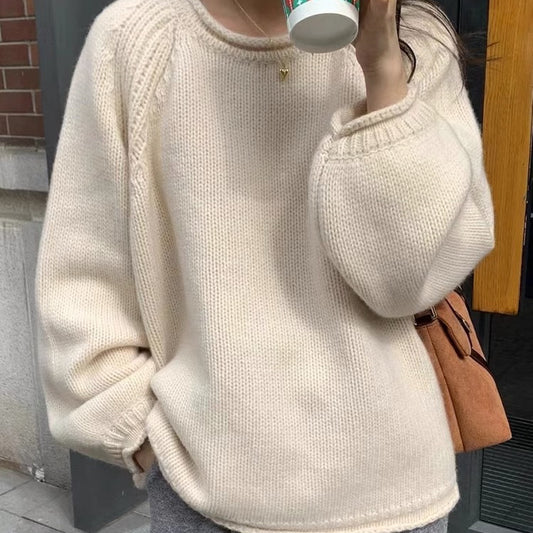 Round Neck Loose Sweater